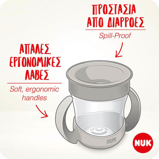 Nuk Baby Cup Mini Magic made of Plastic Blue 160ml 10.751.278
