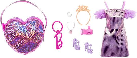 Barbie Fashion Bag Doll Clothes for 3+ years+ Years (Various Designs/Assortments of Designs) 1pc