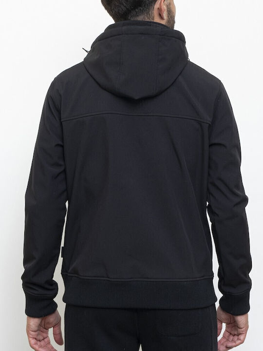 Winter Jacket Softshell Waterproof and Windproof Black