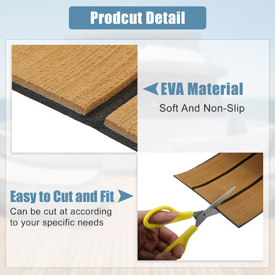 Aufkleber Σκάφους Braun