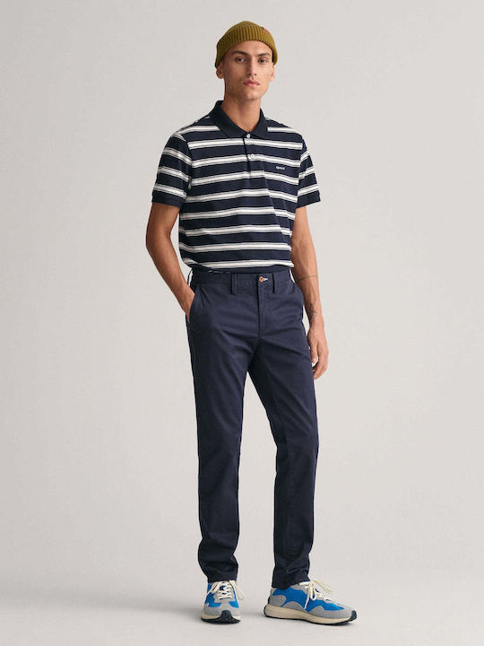 Gant Trousers Chino Navy Blue