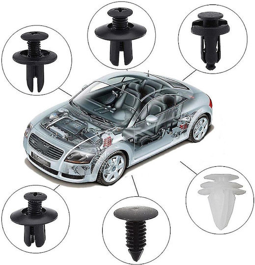 ATL Car Plastic Clips 100pcs