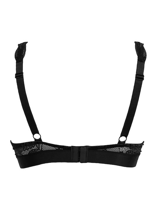 Bra with Light Padding Underwire Black