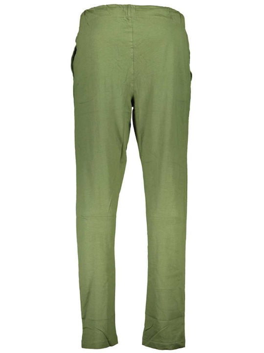 Gian Marco Venturi Men's Sweatpants with Rubber Green