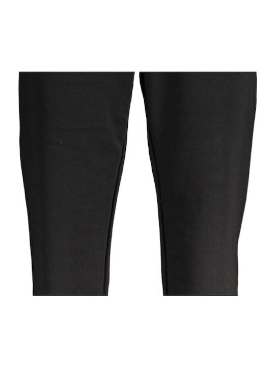 Braives Sweat Pants Sweatpants with Elastic Black