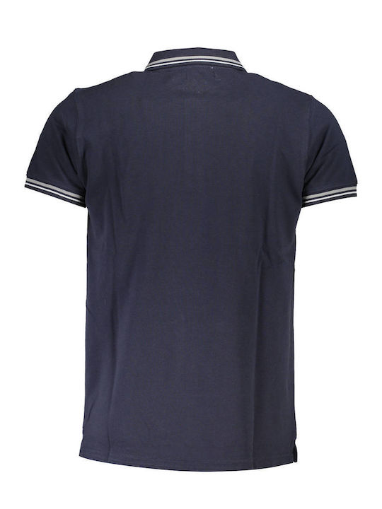 Roberto Cavalli Men's Short Sleeve Blouse Polo Navy Blue