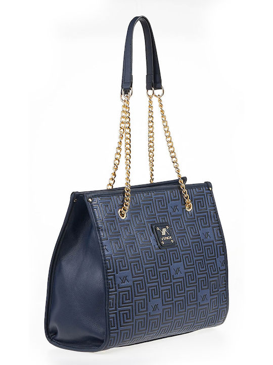 Verde Women's Bag Shoulder Blue