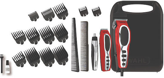 Wahl Professional Close Cut Pro Combo Σετ Κουρευτικής Μηχανής Ρεύματος Κόκκινο 79520-5616