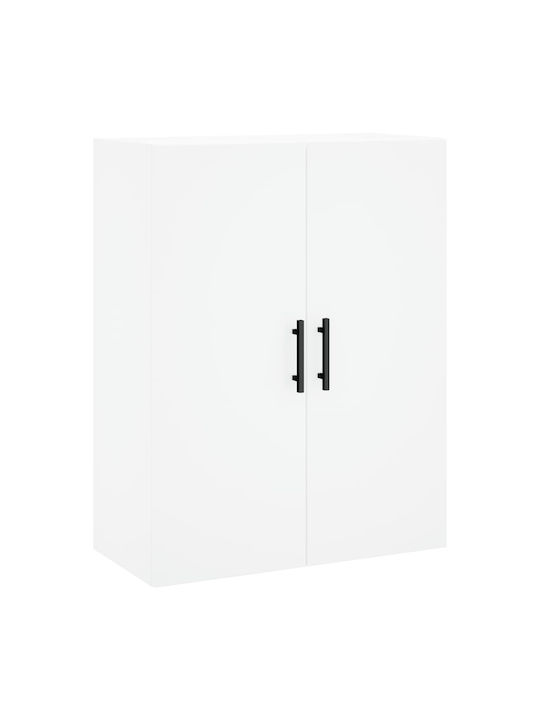 Bibliotecă Albă 69.5x34x180 cm