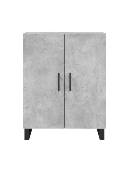 Grey Bookcase 69.5x34x180cm