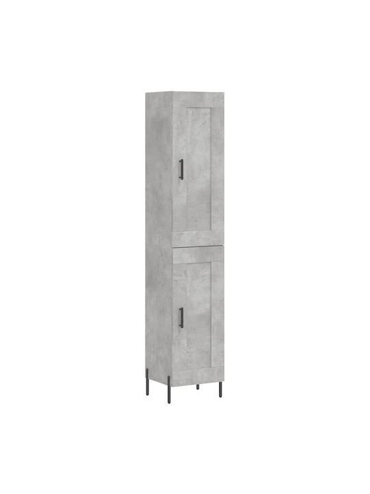 Cabinet pardoseală Gri 34.5x34x180cm