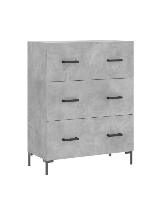 Βιβλιοθήκη Γκρι 69.5x34x180εκ.