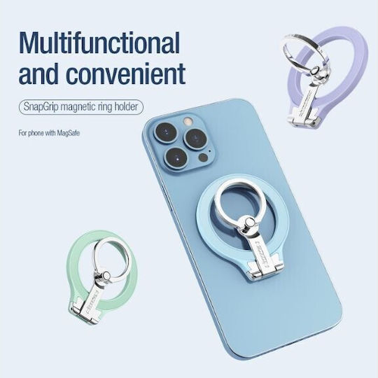 Nillkin Snapgrip Magnetic Ring Holder Κινητού σε Γκρι χρώμα