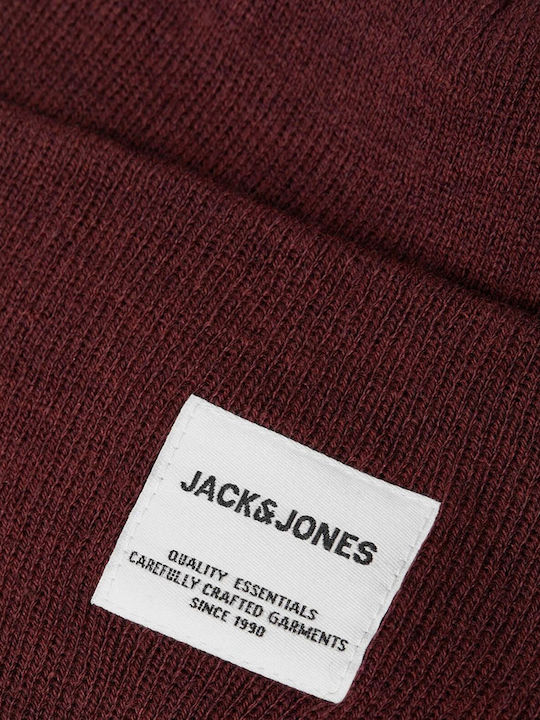 Jack & Jones Beanie Beanie Knitted Catawb Burgundy