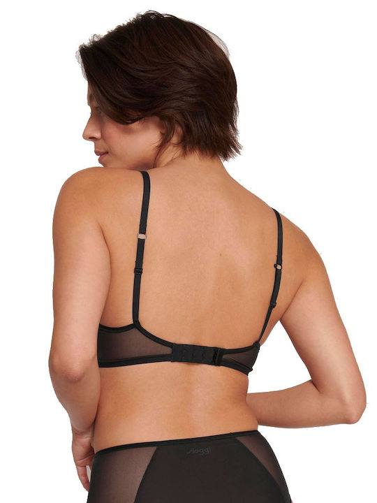 Sloggi Soft Adapt Women's Bralette Bra Black
