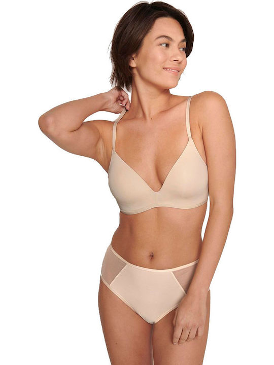 Sloggi Soft Adapt Women's Bralette Bra Beige