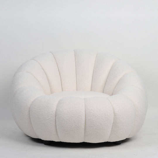 Afet Sessel Weiß 94x89x61cm