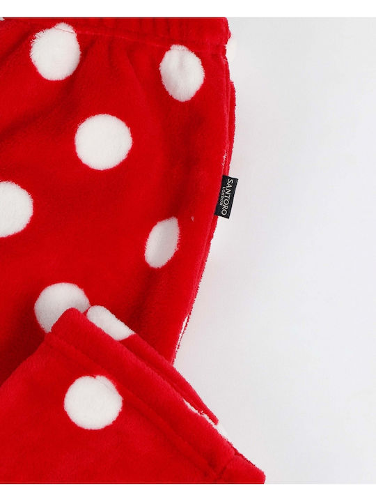 Santoro Kids' Pajamas Winter Velvet Red