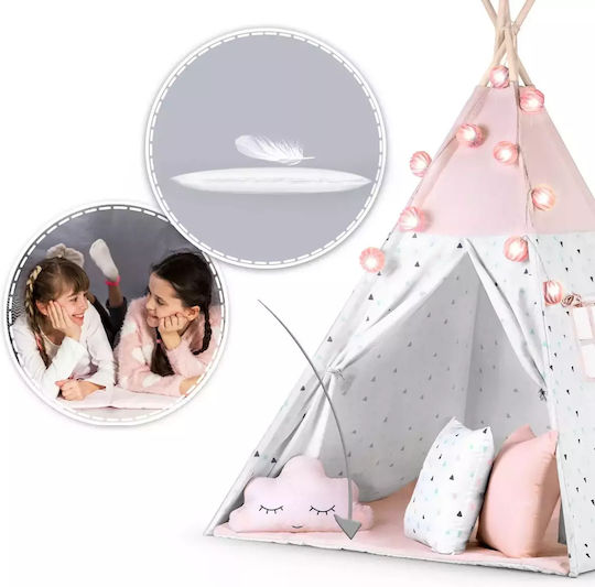 Nukido Kids Indian Teepee Play Tent for 3+ years Pink