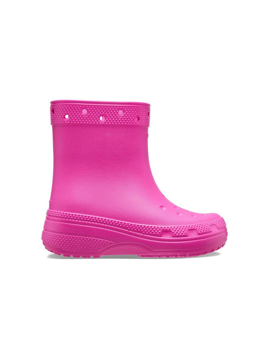 Crocs Cizme de cauciuc pentru copii Boot Fuchsia