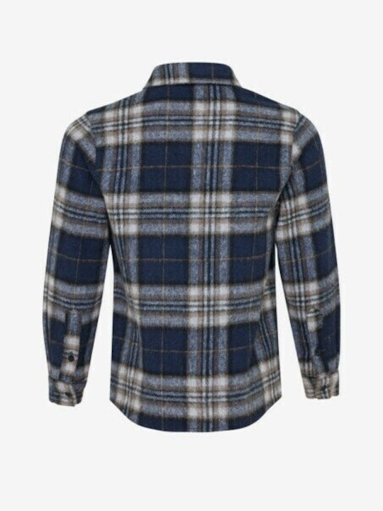Kids Checked Shirt Long Sleeve Multicolour