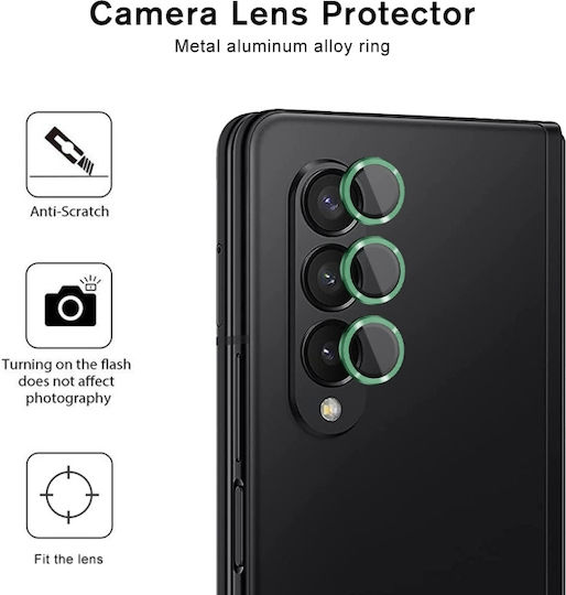 9h Πίσω Προστασία Κάμερας Tempered Glass Ασημί για το Galaxy Z Fold4