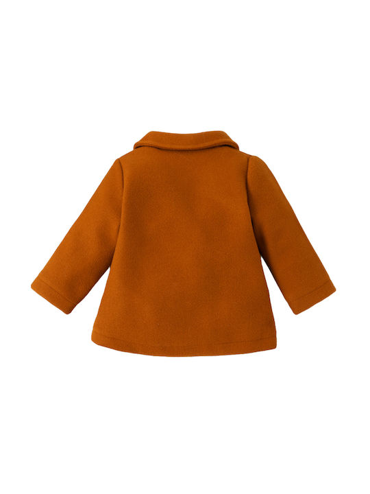 TakTakBaby Kids Coat with Lining Brown