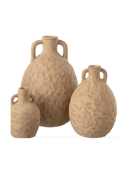 J-Line Διακοσμητικό Βάζο Keramik Braun 18x18x30cm 2Stück