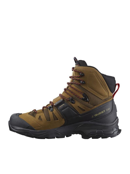 Salomon Quest 4 Men's Waterproof Hiking Boots with Gore-Tex Membrane Black