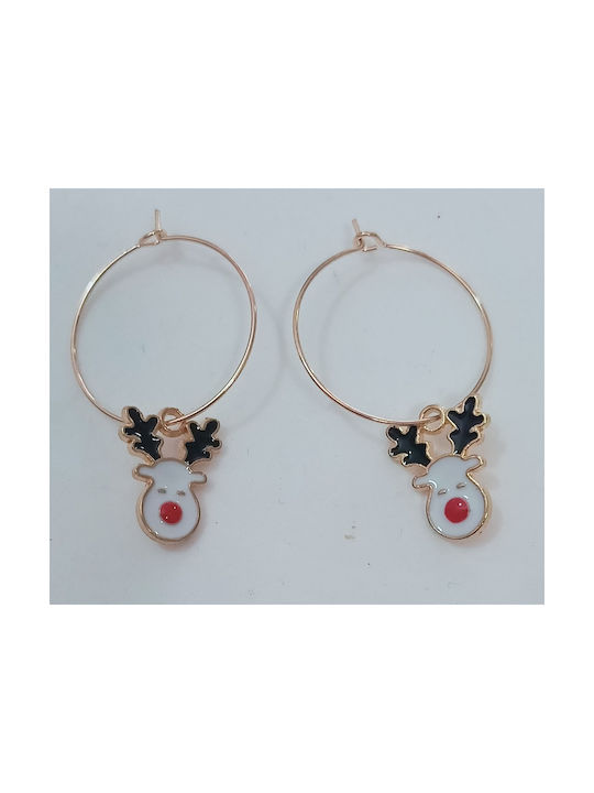 Tatu Moyo Earrings Hoops Gold Plated