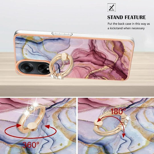 Electroplating Back Cover Σιλικόνης Ροζ (Oppo A98)