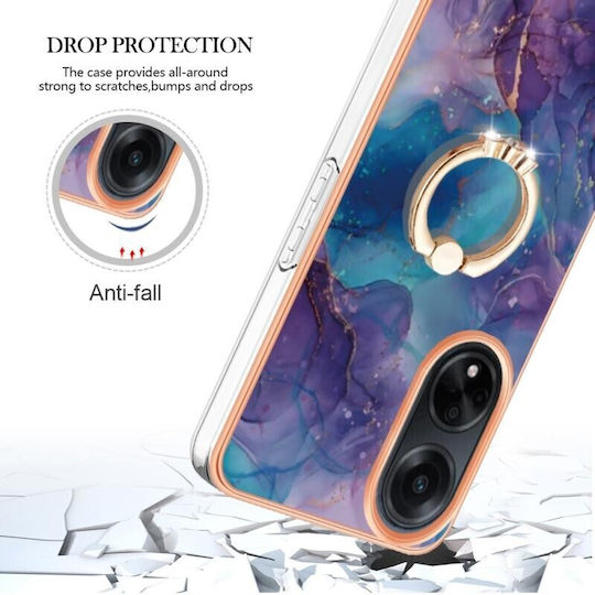 Electroplating Back Cover Σιλικόνης Μωβ (Oppo A98)