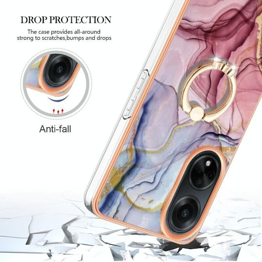 Electroplating Back Cover Σιλικόνης Ροζ (Oppo A98)
