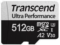 Transcend SDXC 512GB με αντάπτορα