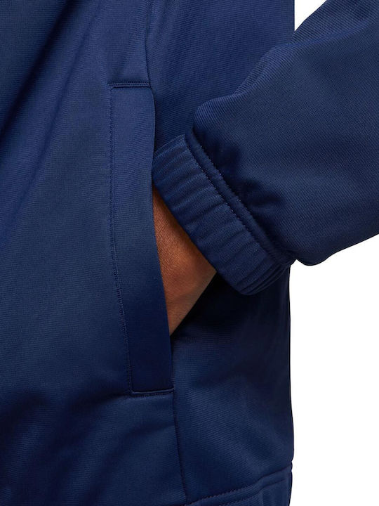 Tracksuit Glossy with Elastic Navy Blue