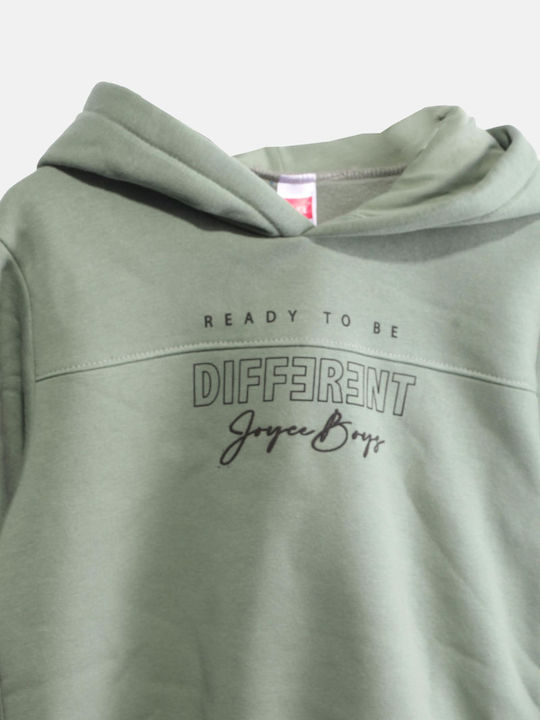 Joyce Kinder Sweatshirt mit Kapuze Grün