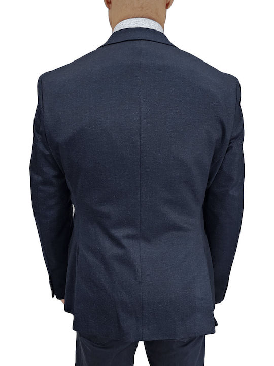 Oscar Denim Men's Winter Suit Jacket Navy Blue