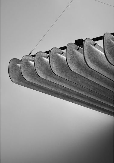 Acustio Acustio Audio-Behandlungsmaterial Panel (5 Stück) 14,5cm x 180cm x 45mm in Grau Farbe