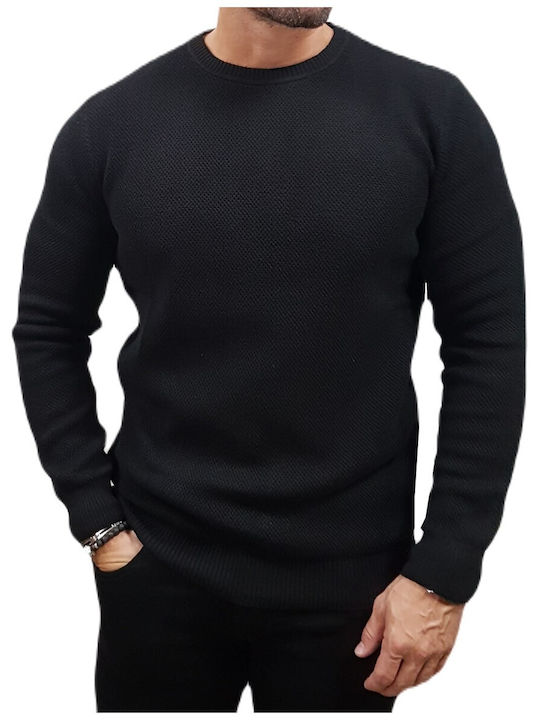 Rebase Herren Langarm-Pullover BLACK