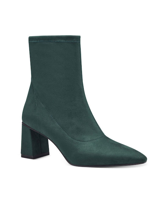 Tamaris Women's Chelsea Boots with Medium Heel Green