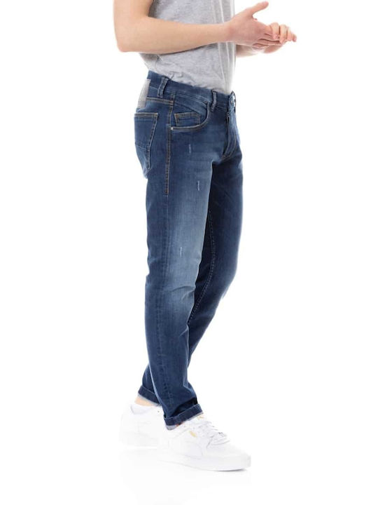 Cover Jeans Herren Jeanshose in Skinny Fit Blau