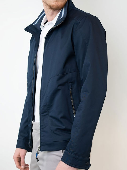 Zen And Zen Men's Winter Jacket Blue