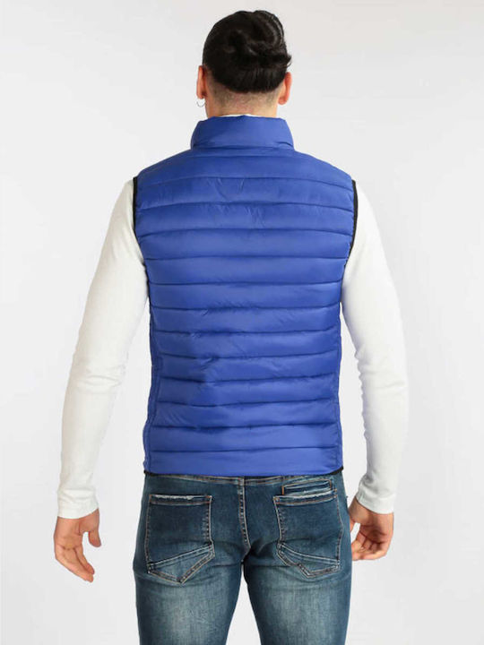 U.S. Polo Assn. Men's Sleeveless Puffer Jacket Blue