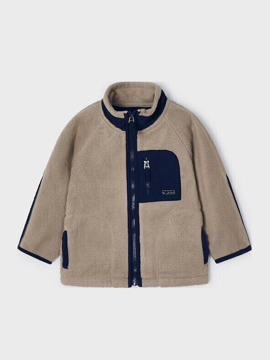 Kids Cardigan Fleece Beige