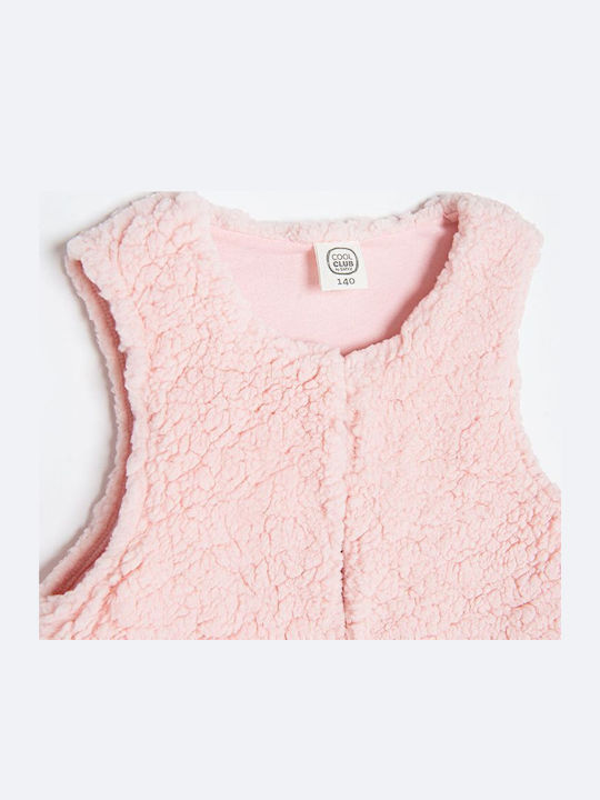 Vestă pentru copii Fleece Roz
