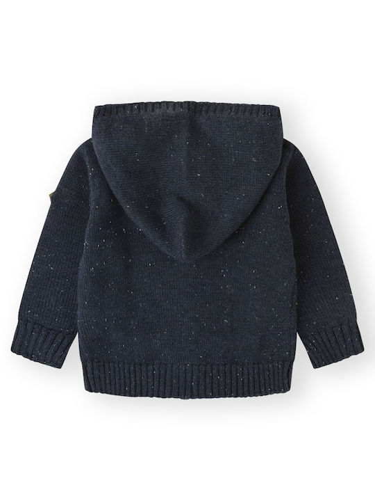 Canada House Kinder-Strickjacke mit Kapuze Blau