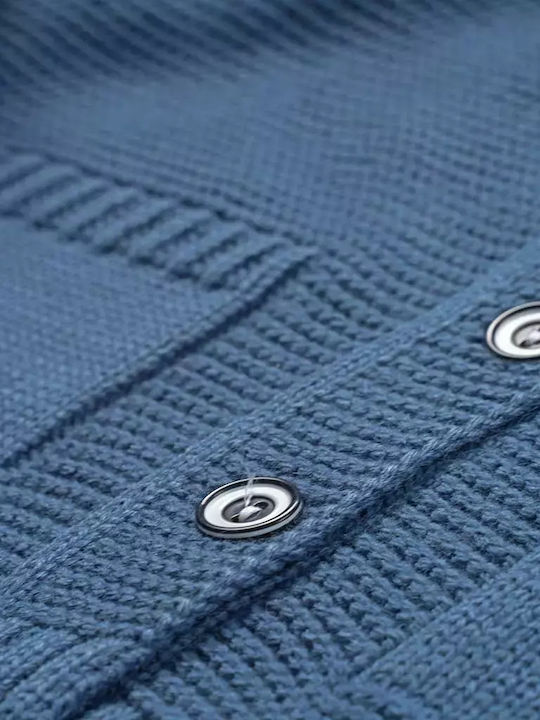 Kinderstrickjacke Gestrickt Blau