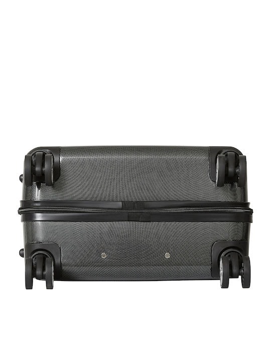 CAT Large Travel Suitcase Hard Black with 4 Wheels Height 75cm 84495-01