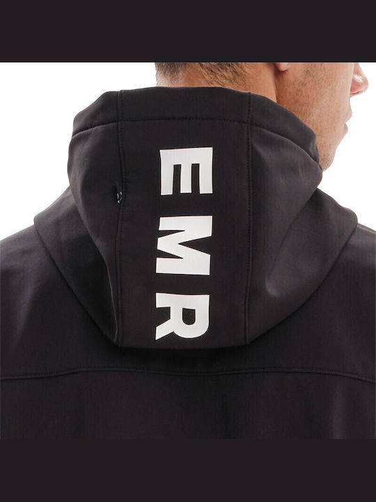Geacă Iarna Waterproof și Cu Protecție Împotriva Vântului Negru
