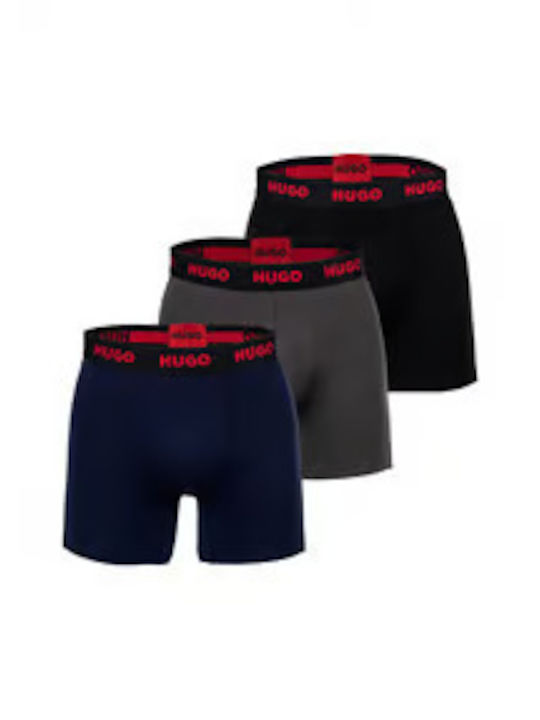 Hugo Boss Ανδρικά Μποξεράκια Μαύρα 3Pack